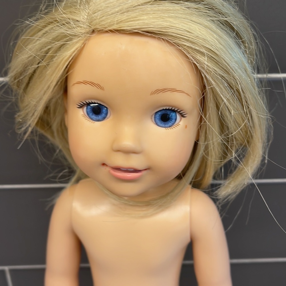 American Girl Doll Wellie Wishers Camille Blonde Blue Eyes - Picture 2 of 6
